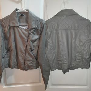 Faux Leather Jacket